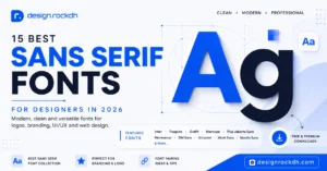 Best Sans Serif Fonts for Logo Branding UI Design