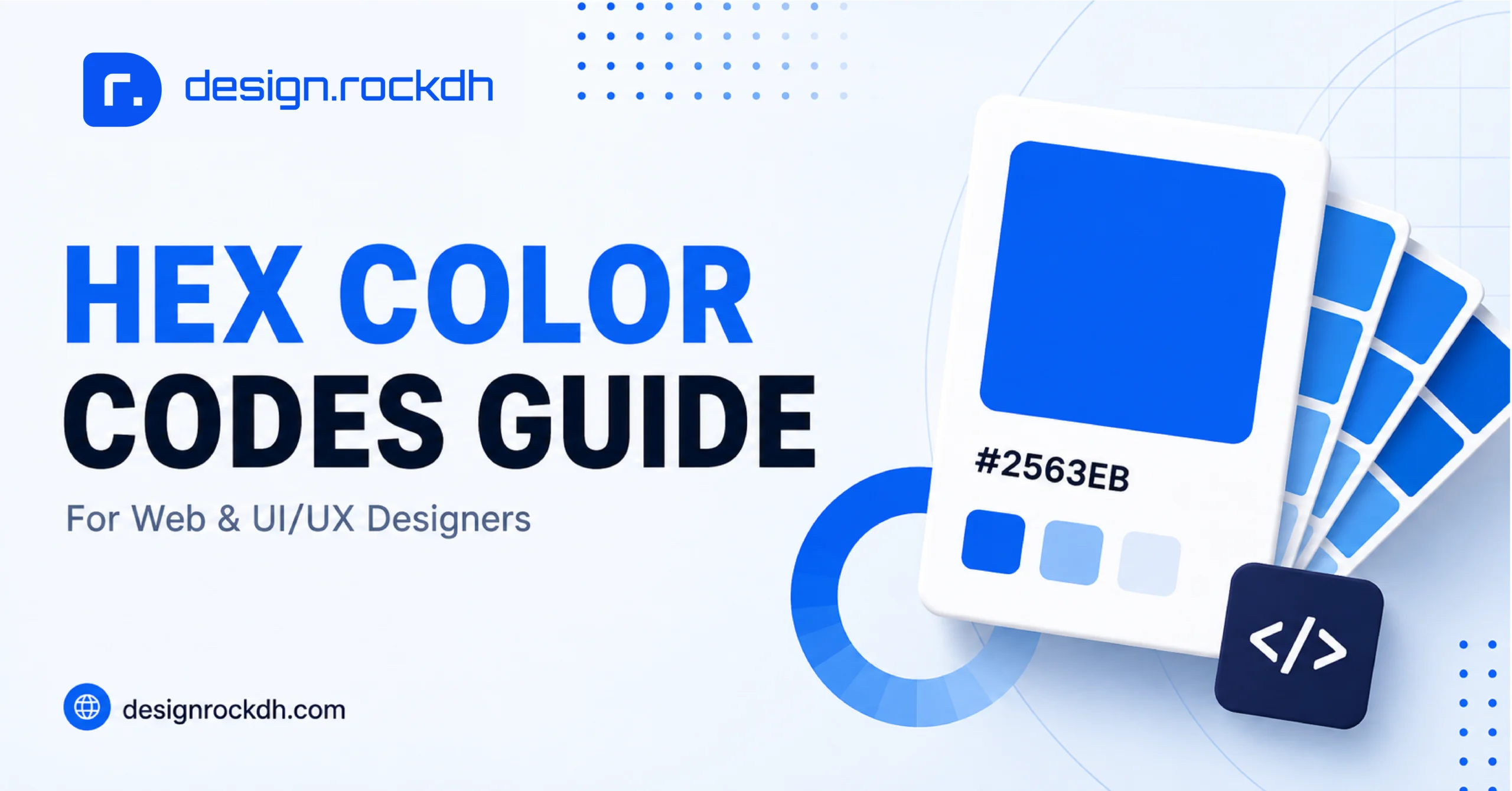 HEX color codes guide for web and UI/UX designers