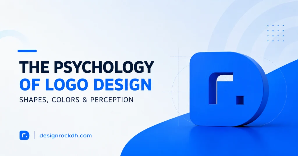 Logo psychology showing how shapes, colors, and perception influence logo design