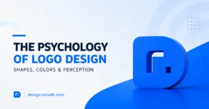 Logo psychology showing how shapes, colors, and perception influence logo design