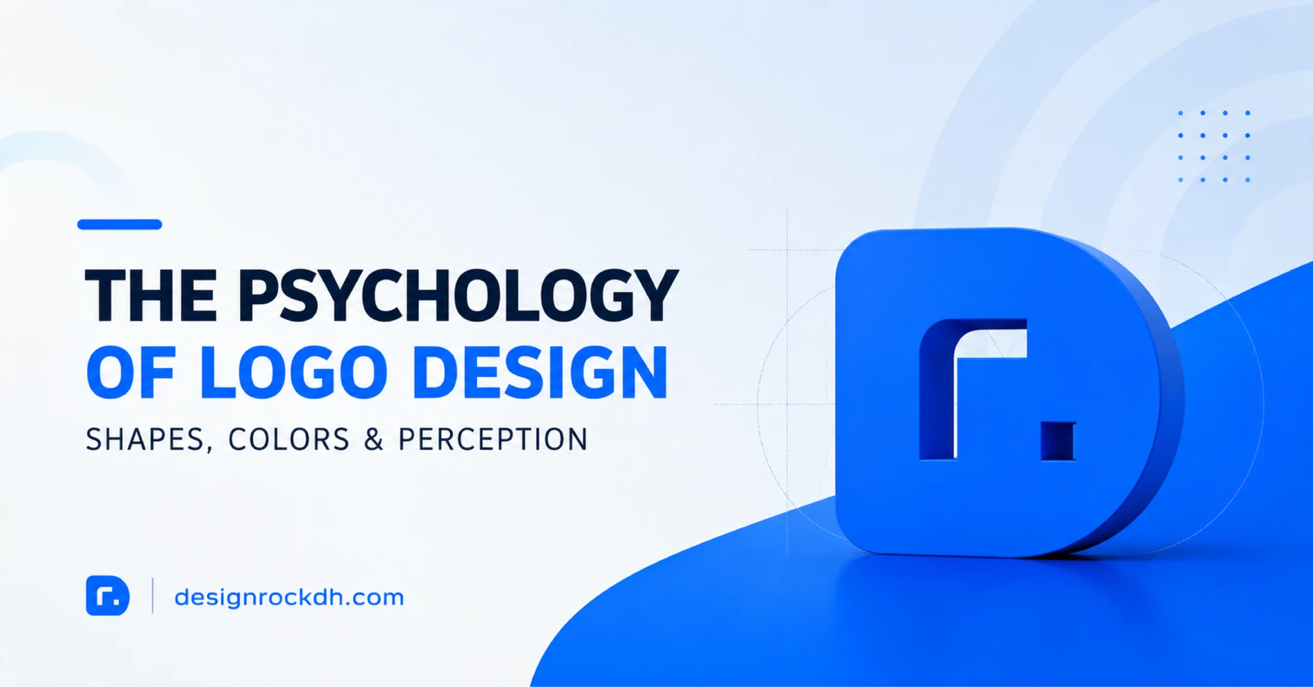Logo psychology showing how shapes, colors, and perception influence logo design
