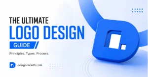 The Ultimate Logo Design Guide covering logo principles, types, and professional design process